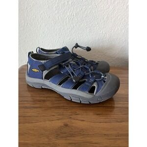 Keen Newport H2 Blue Depths Gargoyle Youth Hiking Shoes Sandal 1009962 Size 5